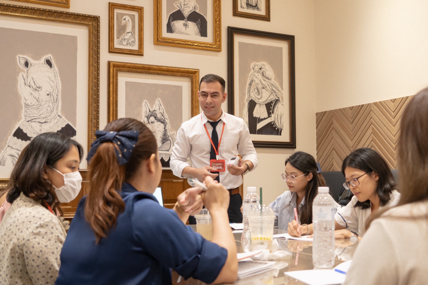 บรรยากาศ Workshop English for Work